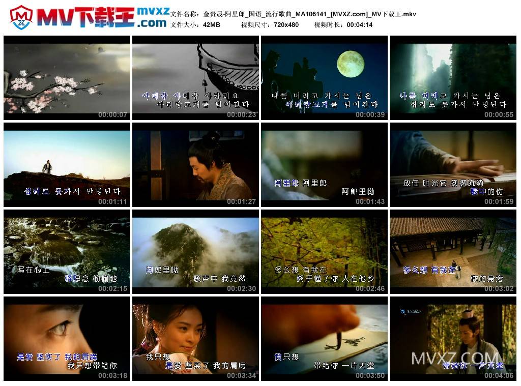 金贵晟-阿里郎_国语_流行歌曲_MA106141